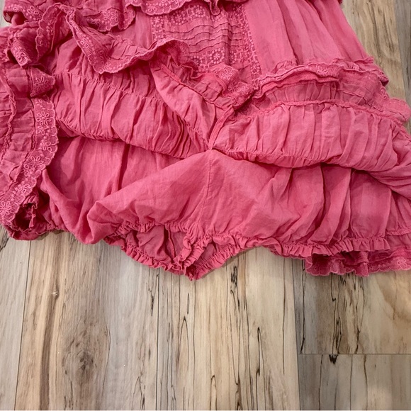 Pink Ruffled Jumpsuit - Picture 9 of 12